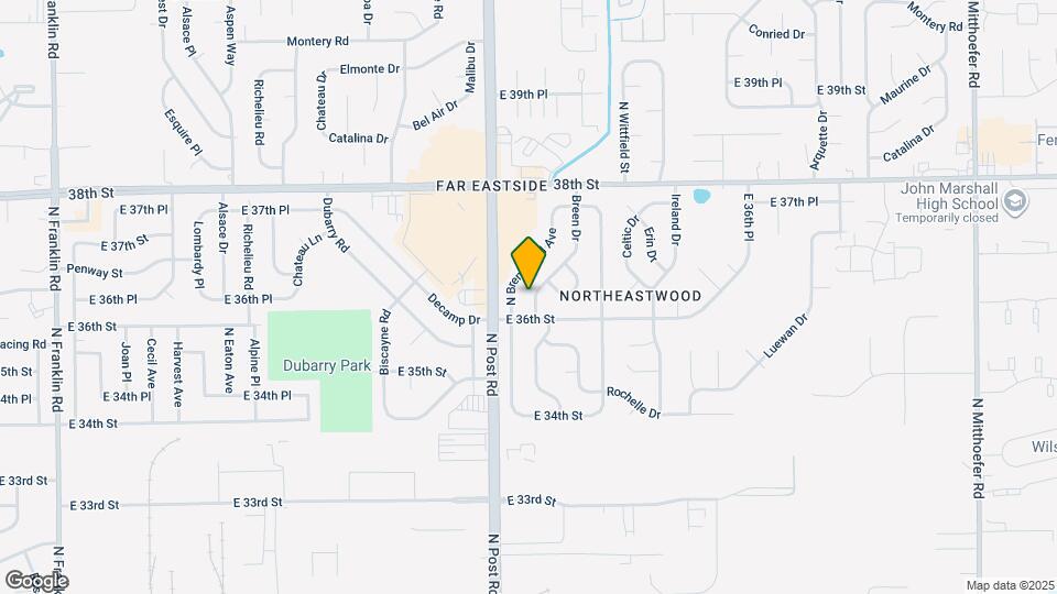 3622 Breen Dr Map and Location Details