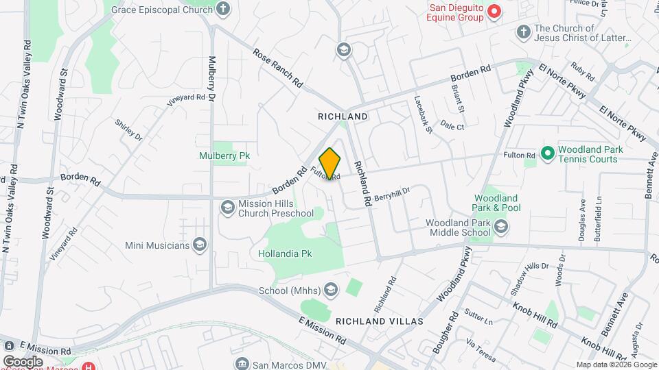 851 Fulton Rd Map and Location Details