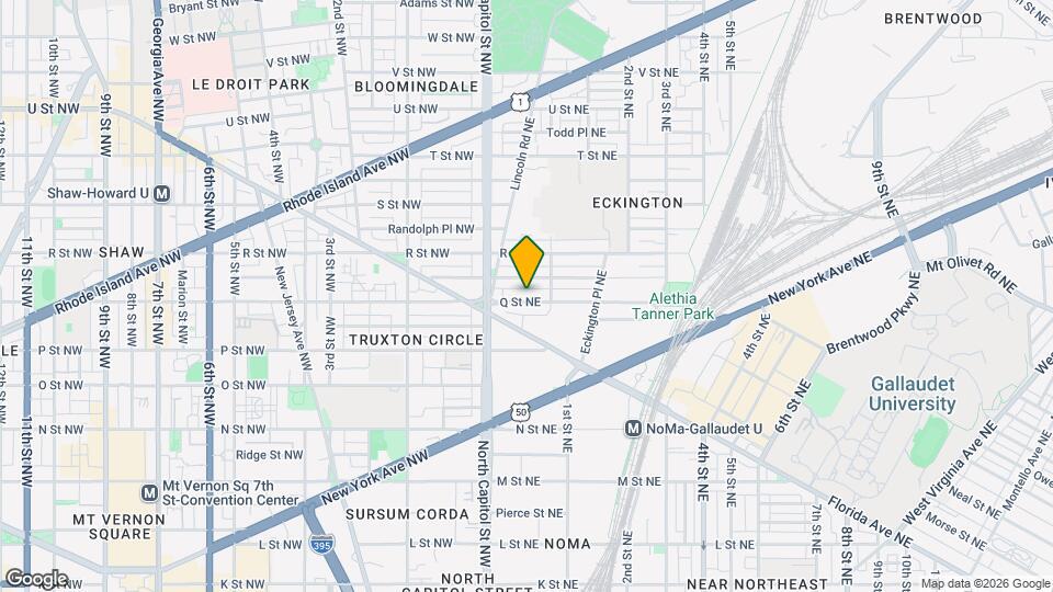 38 Q St NE, Unit B Map and Location Details