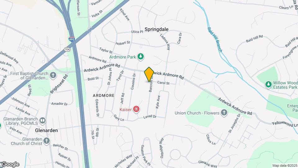 3304 Barcroft Dr Map and Location Details