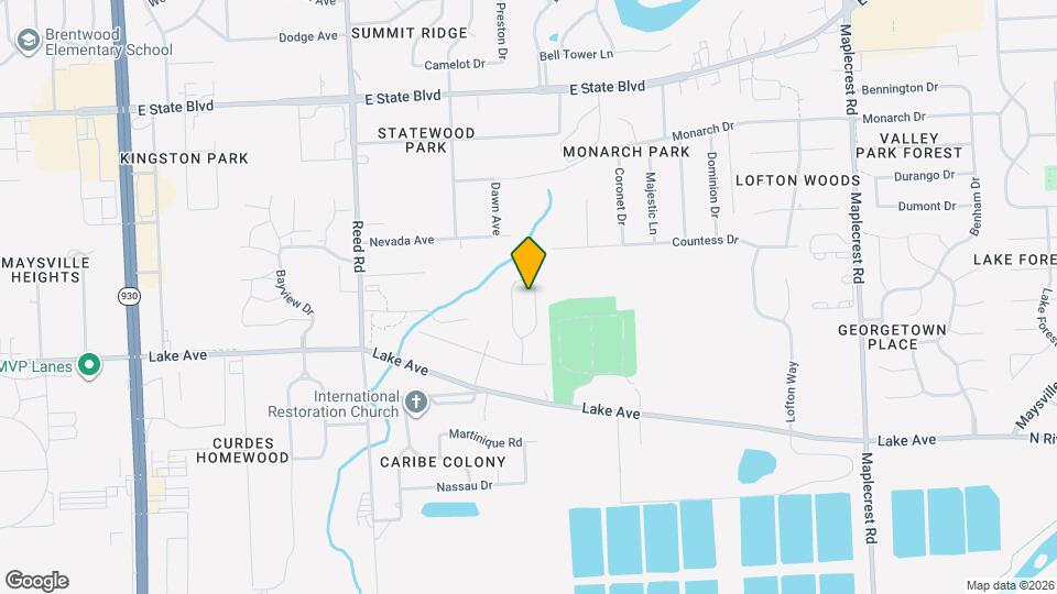 1515-1517 Flagstone Dr Map and Location Details