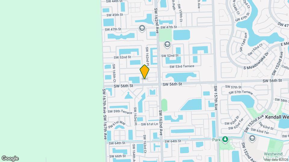 5431 SW 163rd Ct Map and Location Details