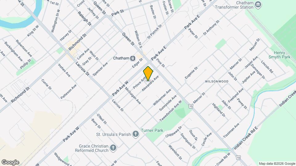 41 Alexandra Ave Map and Location Details