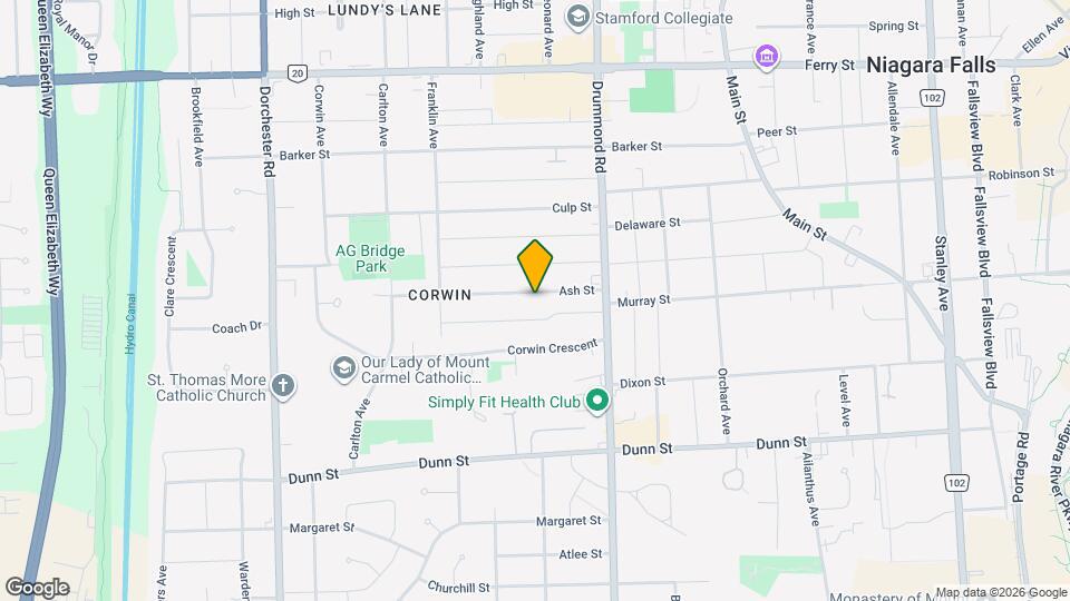 6360 Ash St Map and Location Details