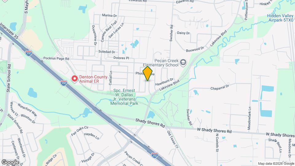 4709 Redbud Dr Map and Location Details