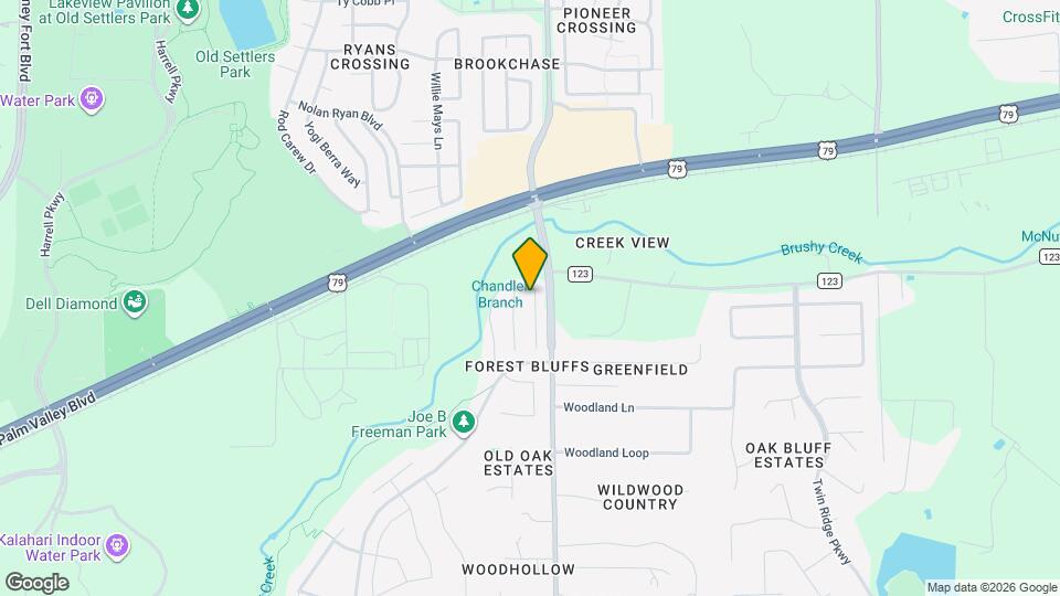 1173 Forest Bluff Trail Map and Location Details