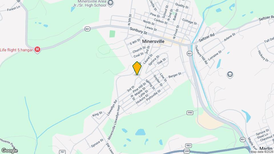 504 Laurel St Map and Location Details