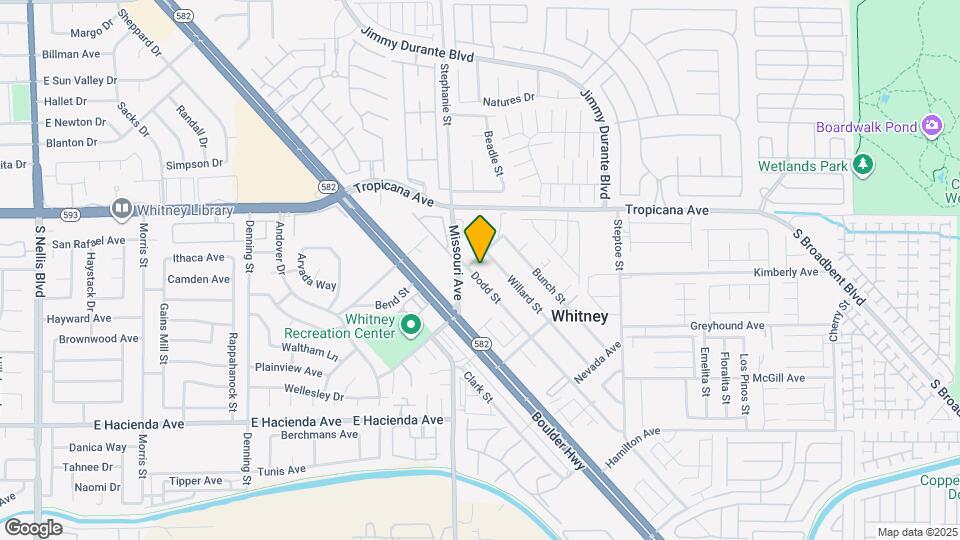 5806 Dodd St Map and Location Details