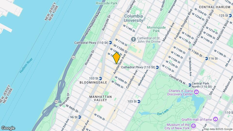 944-956 Amsterdam Ave Mapa y Detalles de la Ubicación