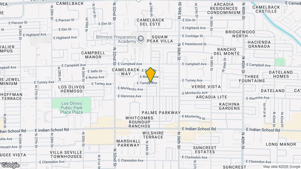 3419 E Turney Ave Map and Location Details