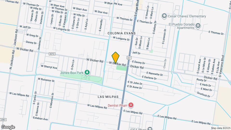 149 W Dicker Dr Mapa y Detalles de la Ubicación