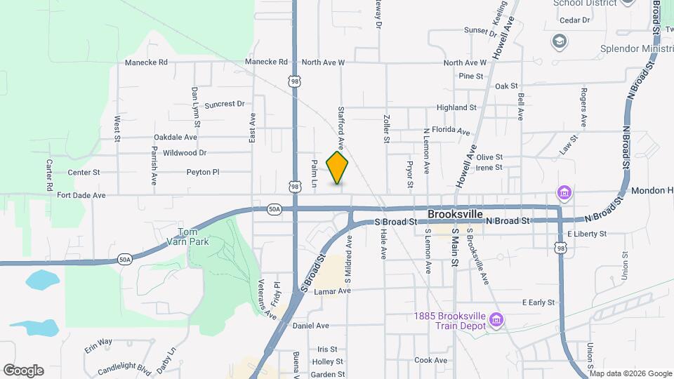 614 W Fort Dade Ave Map and Location Details