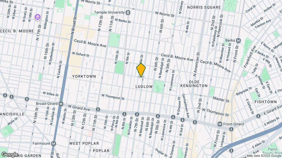 1442 N 7th St, Unit 2 Map and Location Details