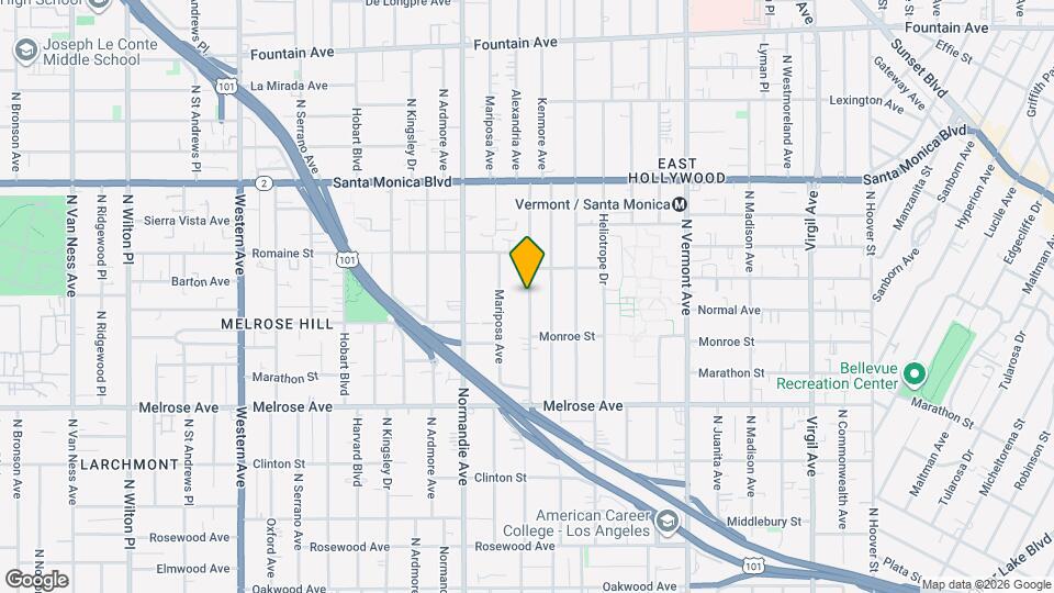 861 N Alexandria Ave, Unit 861 Mapa y Detalles de la Ubicación