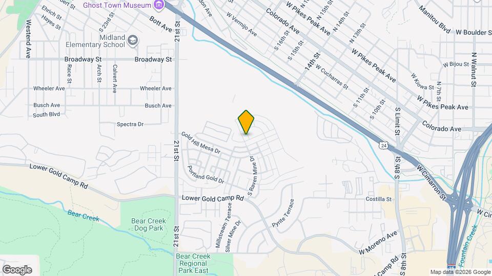 19 N Raven Mine Dr Map and Location Details