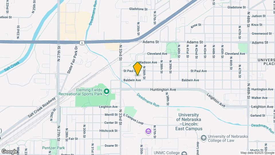 3500 S 35th St Map and Location Details