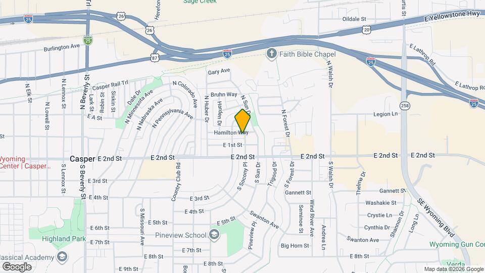 148 S Socony Pl Map and Location Details