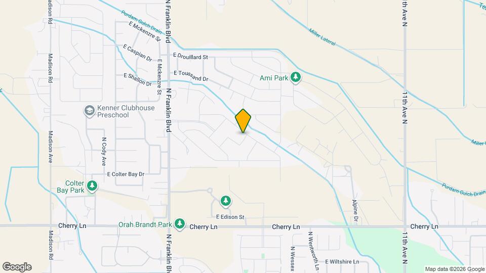 7631 E Merganser Dr Map and Location Details