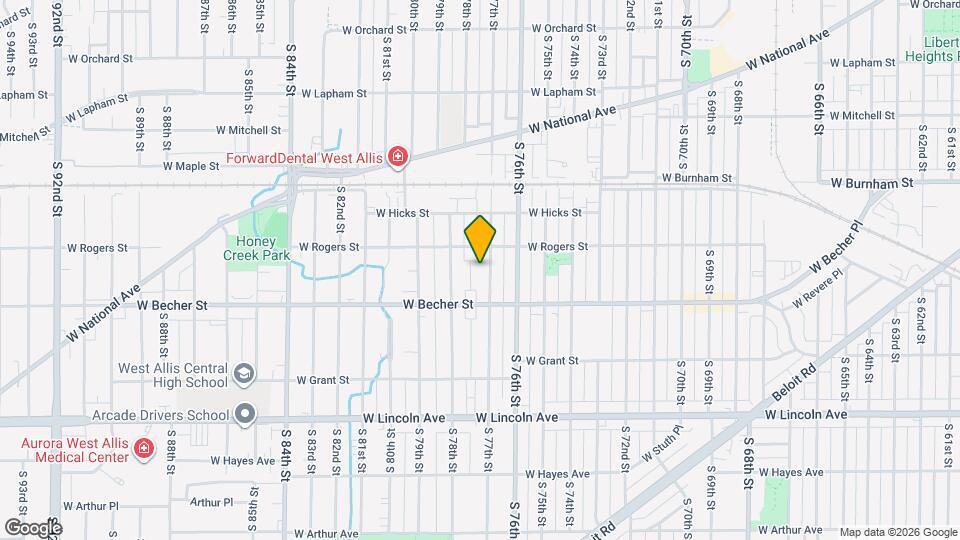 2033 S 77th St Map and Location Details