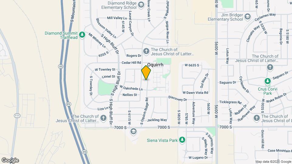6736 S Oquirrh Ridge Rd Mapa y Detalles de la Ubicación