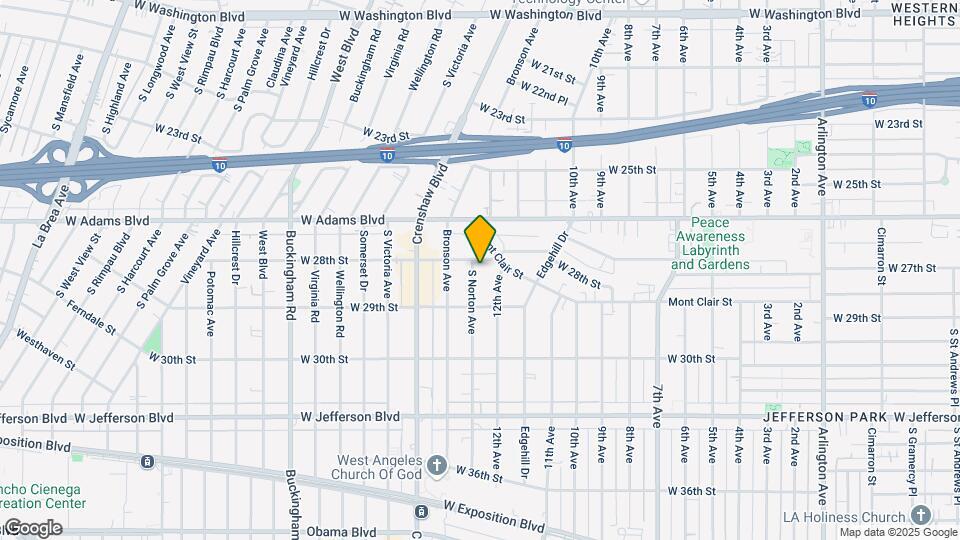 2808 S Norton Ave Map and Location Details
