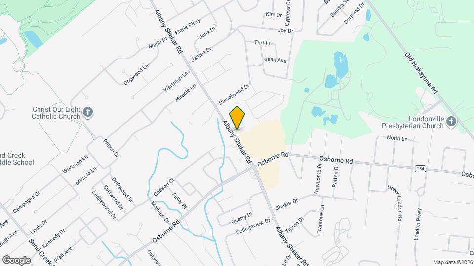 481 Albany Shaker Rd Map and Location Details