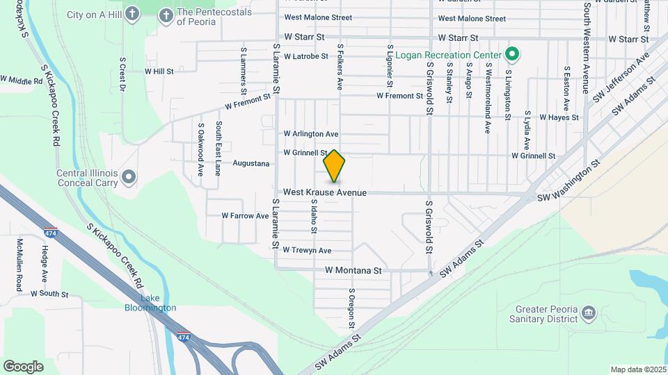 2905 West Krause Avenue Map and Location Details