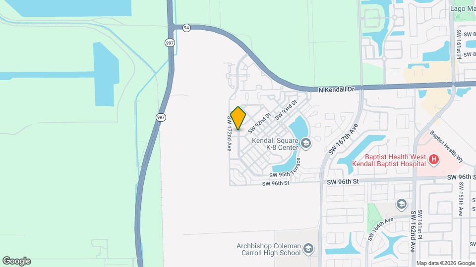 9160 SW 171st Ct Map and Location Details