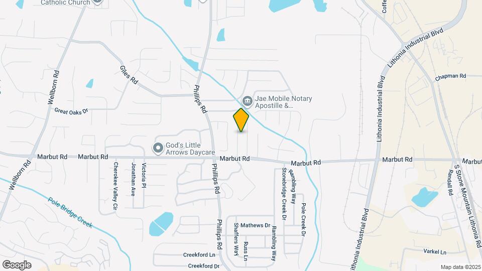 2072 W Morgan's Bluff Ct Map and Location Details