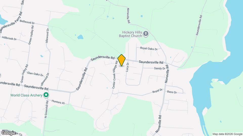 1110 Cedarhill Ct Map and Location Details