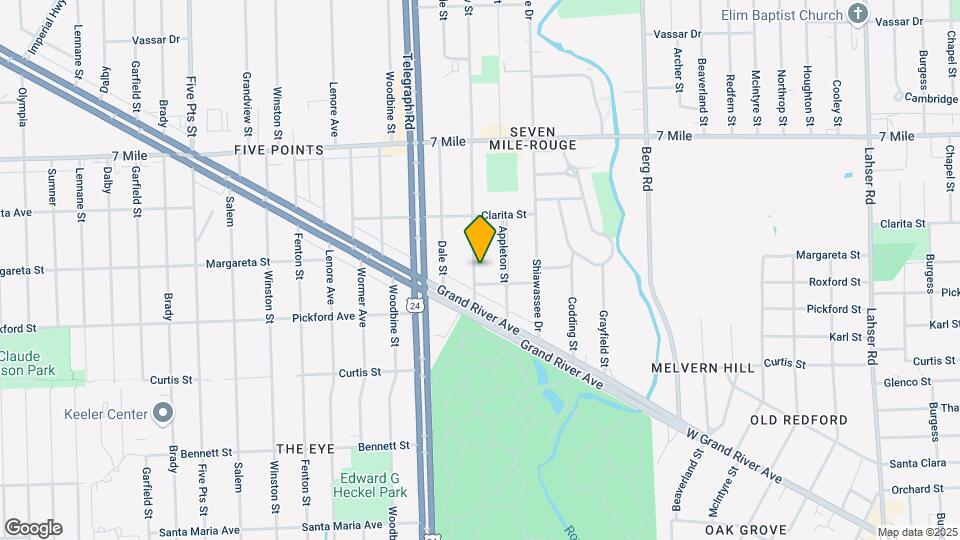 18524 Riverview St Map and Location Details