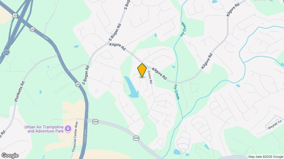 3605 Fallen Oak Ln Map and Location Details