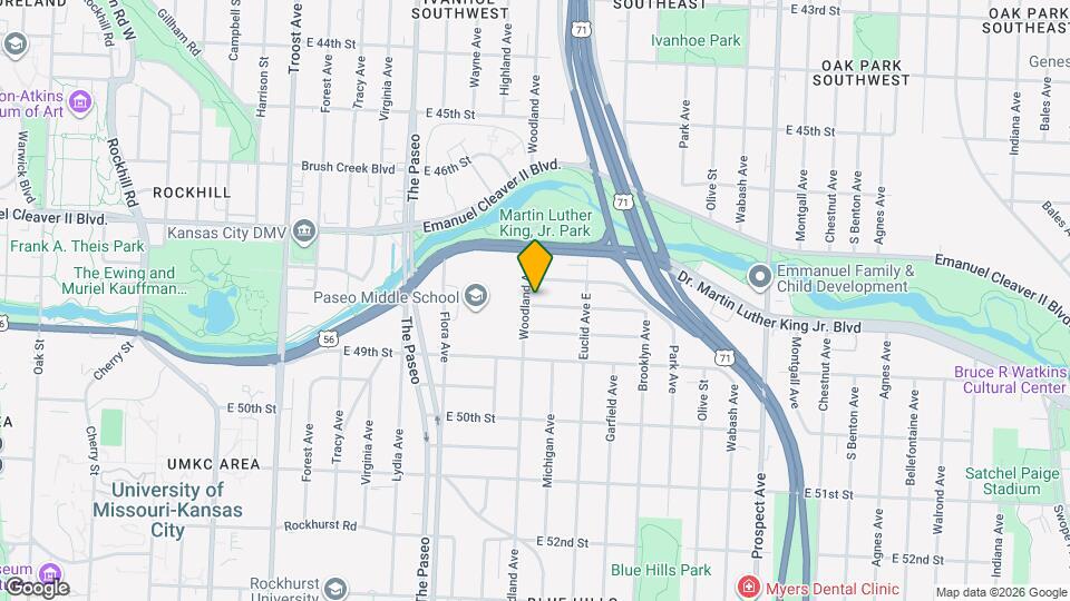 1804 E 48th St Map and Location Details