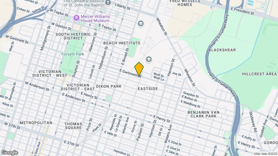 737 E Gwinnett St Map and Location Details