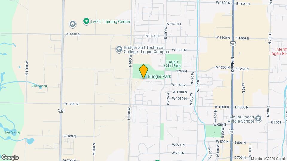 523 W 1150 N Mapa y Detalles de la Ubicación