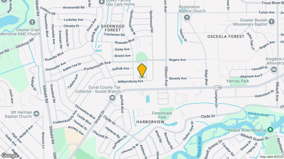 9103 Fitzwalter Rd Map and Location Details