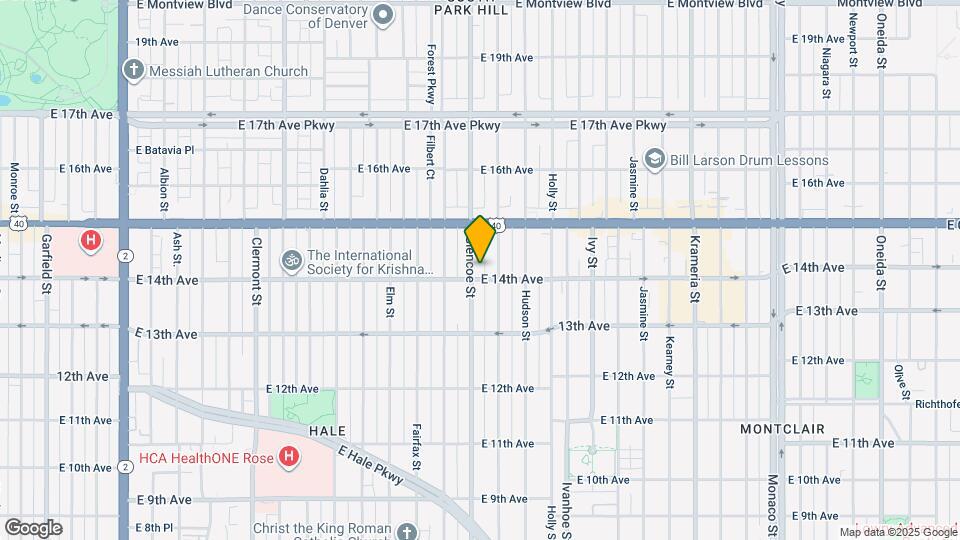 1410 N Glencoe St Map and Location Details