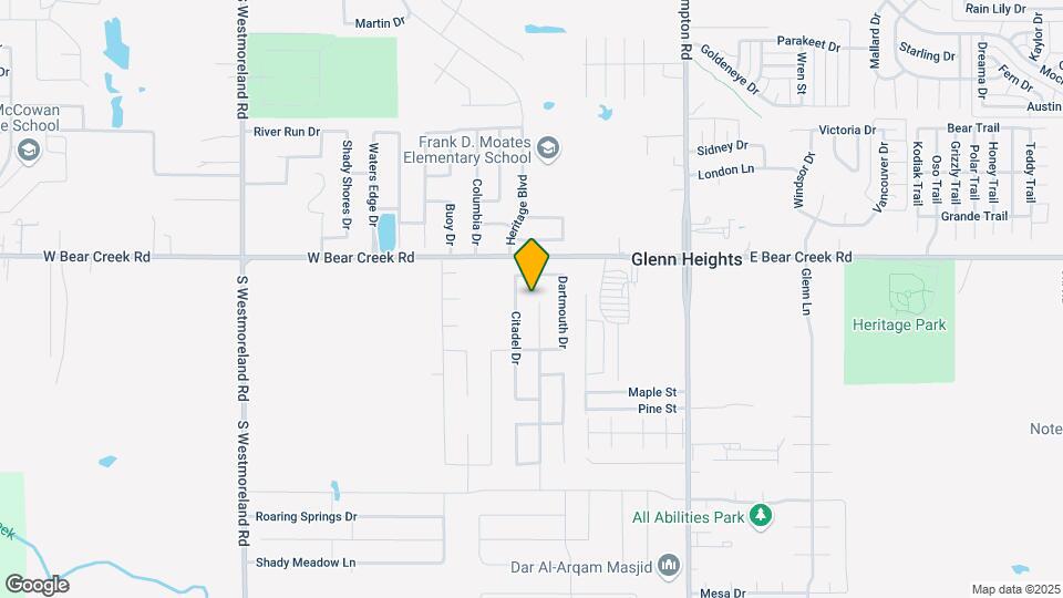 1711 Berkley Dr Map and Location Details