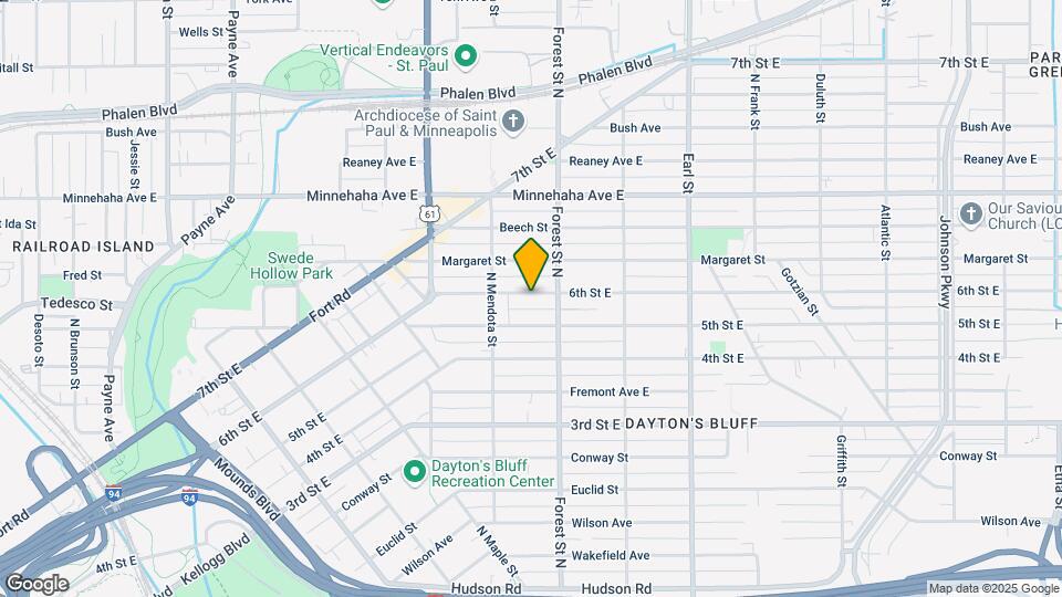 914 6th St E, Unit 1 Map and Location Details
