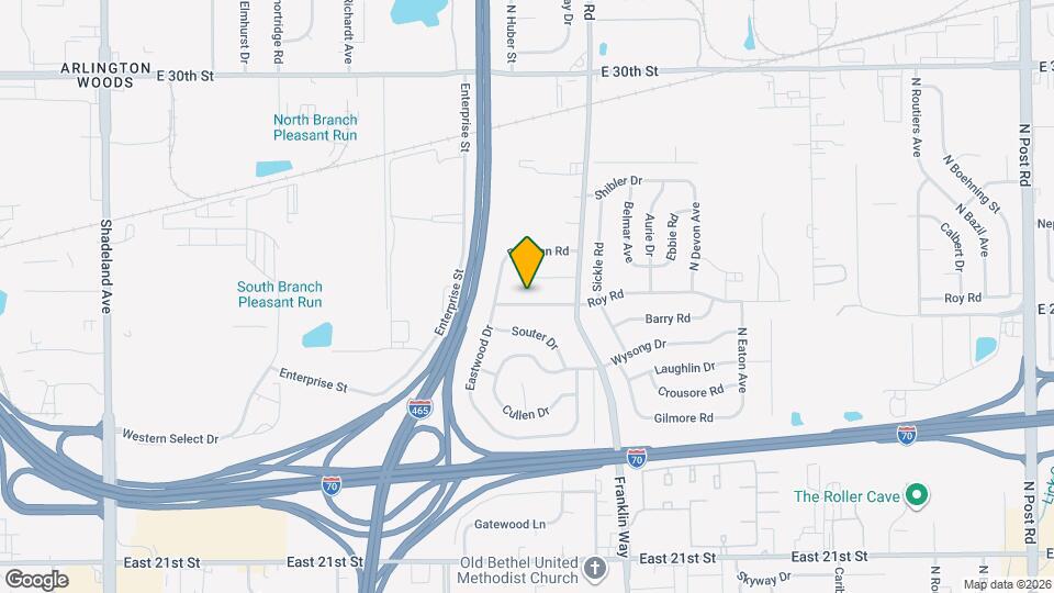 7836 Roy Rd Map and Location Details