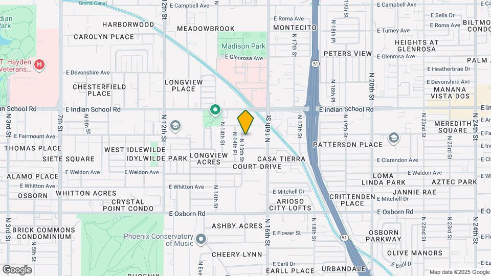 3919 N 15th St Mapa y Detalles de la Ubicación