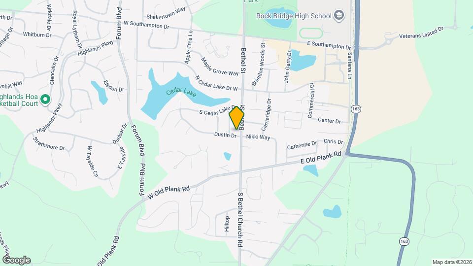 401 Dustin Dr Map and Location Details