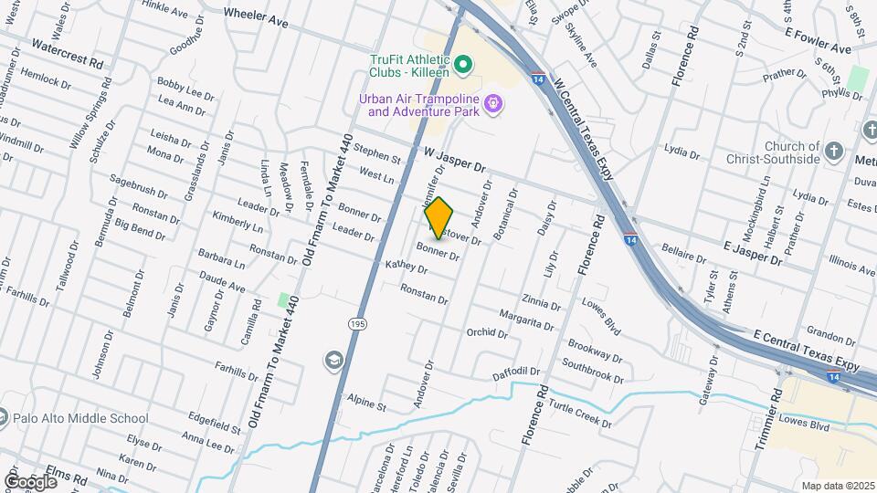 1011 Bonner Dr Map and Location Details