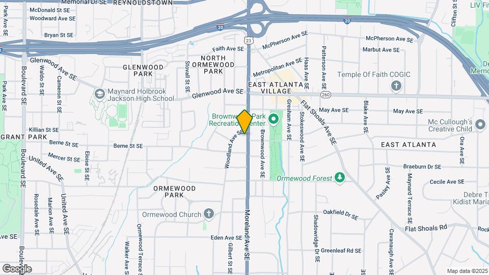 625 Moreland Ave SE Map and Location Details