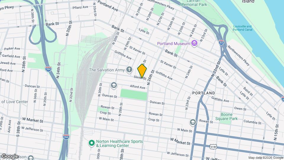 2620 Slevin St Mapa y Detalles de la Ubicación