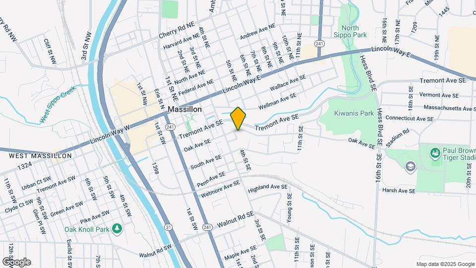 407 Oak Ave SE Map and Location Details