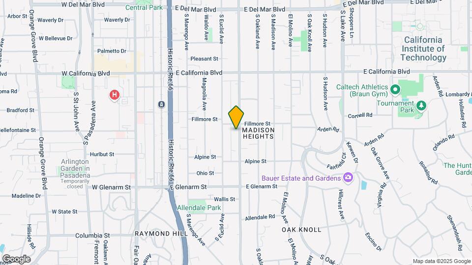 829-831 S Los Robles Ave Map and Location Details
