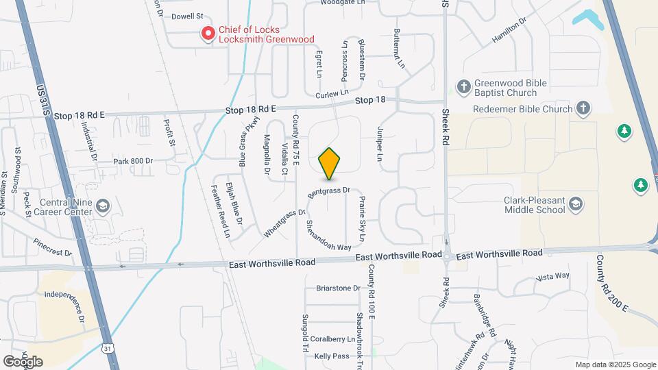 936 Bentgrass Dr Map and Location Details