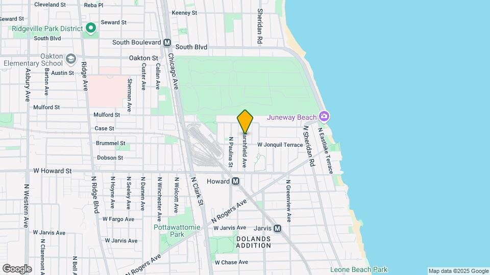 7728 N Marshfield Ave, Unit 1C Map and Location Details