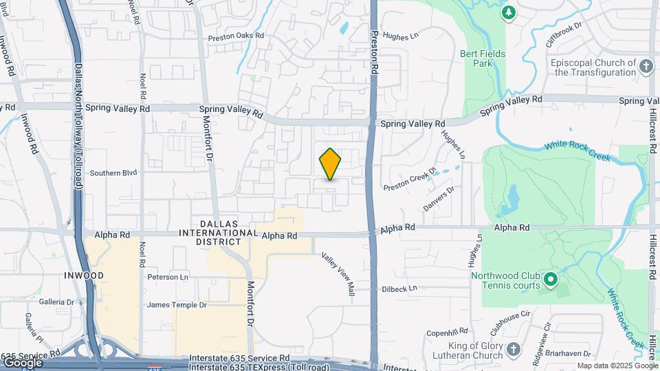 5881 Preston View Blvd, Unit 215 Mapa y Detalles de la Ubicación